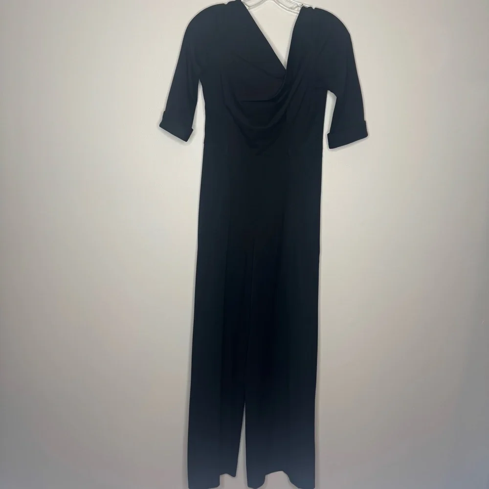 Black Halo Classic Jackie O Jumpsuit Black 4